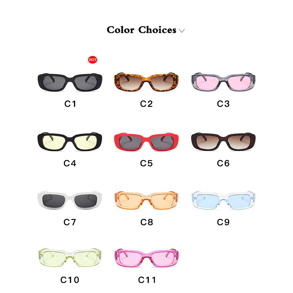 Kính mát thời trang hip hop 11 màu tự chọn | BigBuy360 - bigbuy360.vn