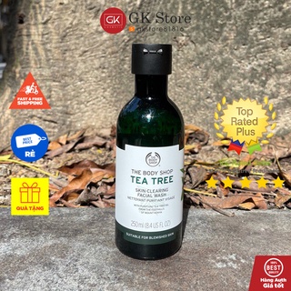 Sữa Rửa Mặt Cho Da Mụn  - The Body Shop Tea Tree Skin Clearing Facial Wash 250ml