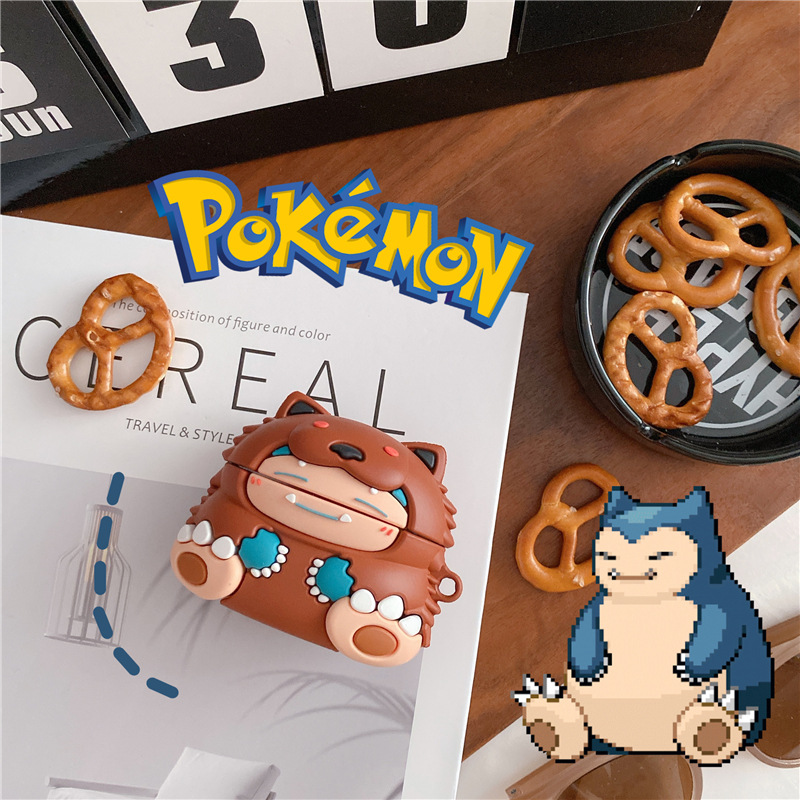 Have stock Pokémon Snorlax Airpods 1/2/pro Protective Soft Shell Apple Bluetooth Wireless Headset Case