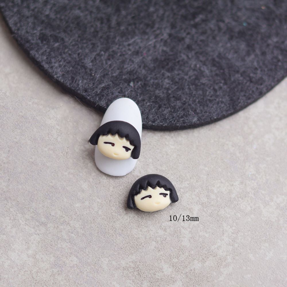 [Hàng mới về] Phụ kiện trang trí móng tay hình đầu chuột mickey 3d dễ thương