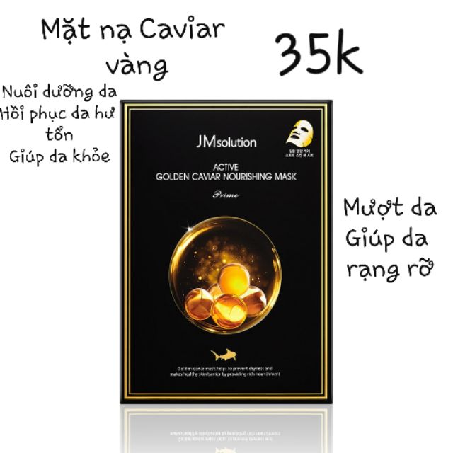 Mặt nạ Caviar JM Solution Hàn Quốc