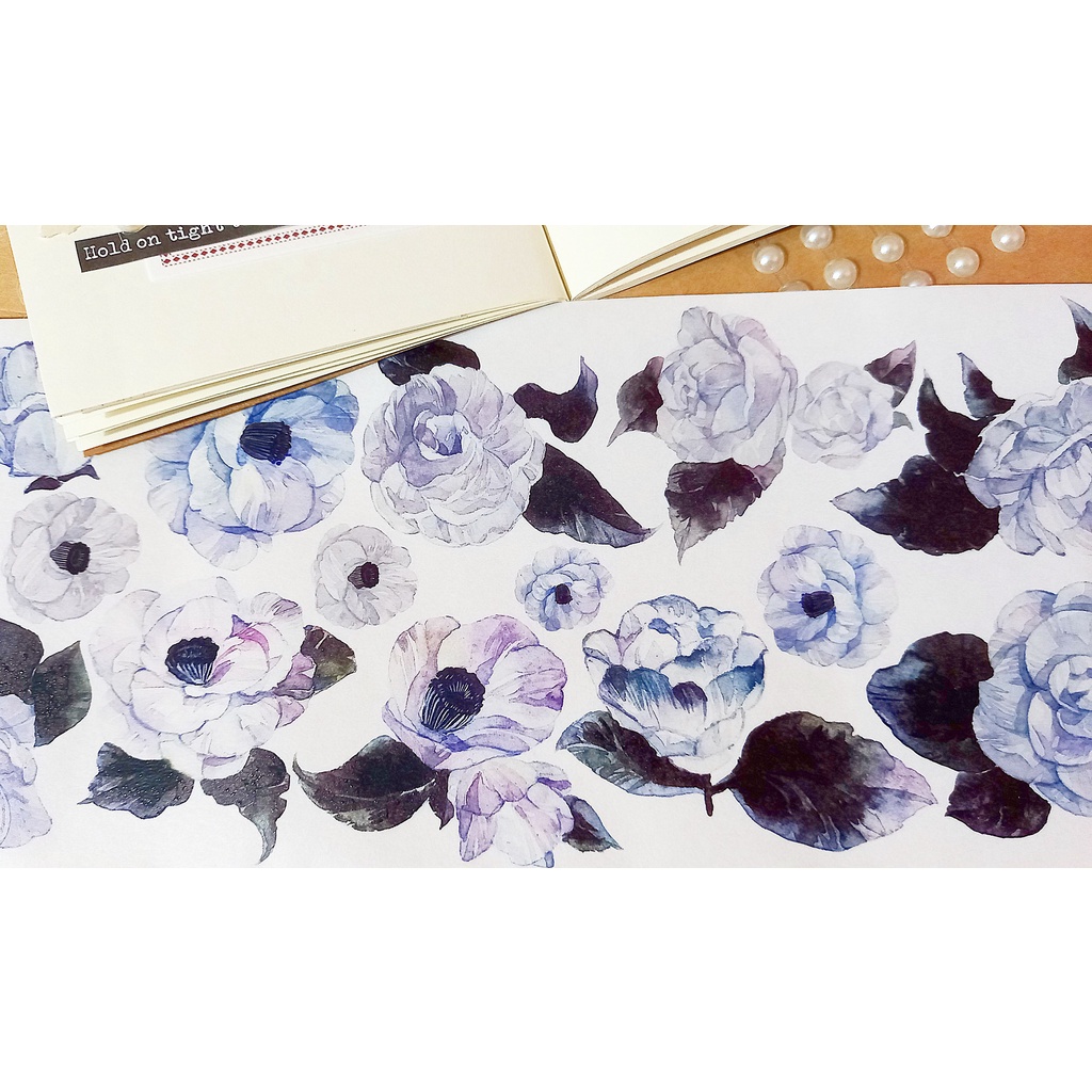 Washi hoa của OKTM trang trí sổ tay
