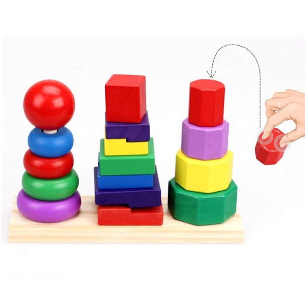 Tháp xếp chồng 3 cột