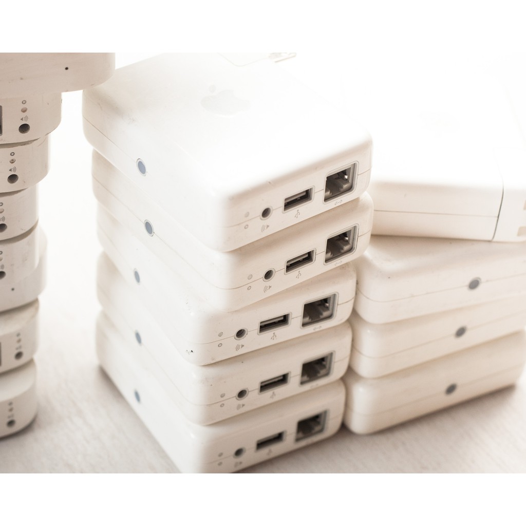 Wifi kiêm DAC phát nhạc airplay, không dây Airport Express A1392 MC414 A1264, hỗ trợ Lossless Flac, APE, Wav, Mp3, wma