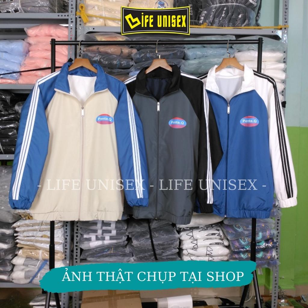 Áo Khoác Dù 2 Lớp PENTA.Q Ulzzang Nam Nữ Unisex Form Rộng Bomber Jacket - LIFE UNISEX