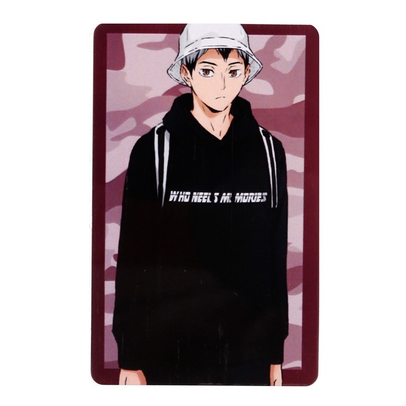 M2 Ảnh thẻ in hình HAIKYUU!! Vua Bóng Chuyền card bo góc viền 5*8cm anime chibi sưu tầm độc đáo