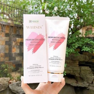 Kem Dưỡng Thể Trắng Da Chống Nắng WHISIS Premium Collagen Whitening Body Lotion 200ml