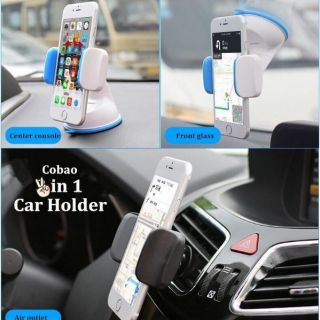 Giá đỡ điện thoại trên xe hơi Jual Jual Car Holder 3 in 1 360 độ mẫu mới 2018ê