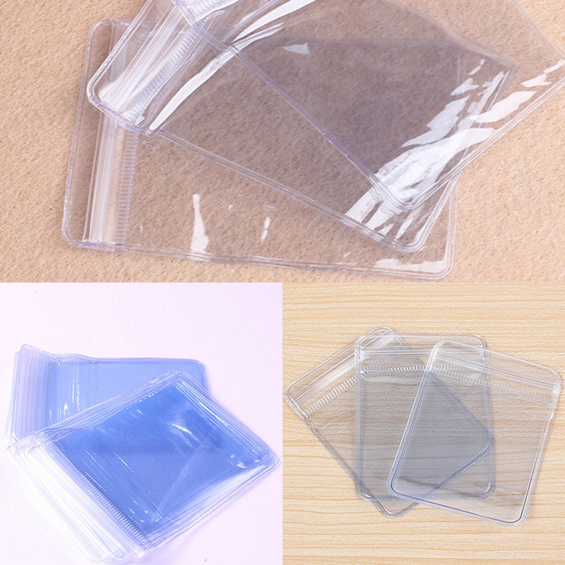 Bộ 100 Túi Nhựa PVC Trong Suốt Mới