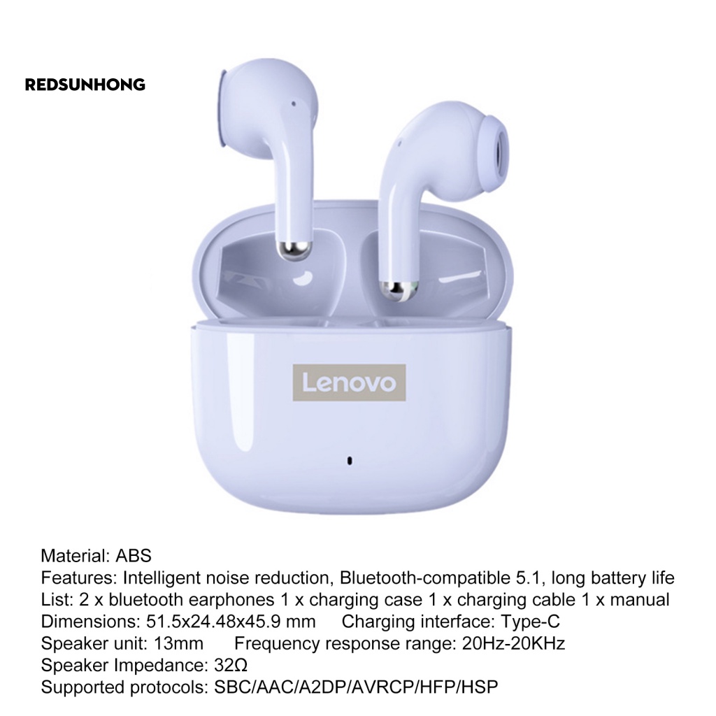 LENOVO Tai Nghe Thể Thao Không Dây RSH.z LP40 Pro Bluetooth-compatible5.1