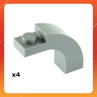 Đồ chơi combo 4 gạch bo cong 1x3x2 no.684 - phụ kiện moc tương thích 92903 6005