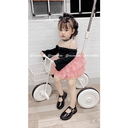 Chân váy tutu 4 tầng siêu xinh cho bé