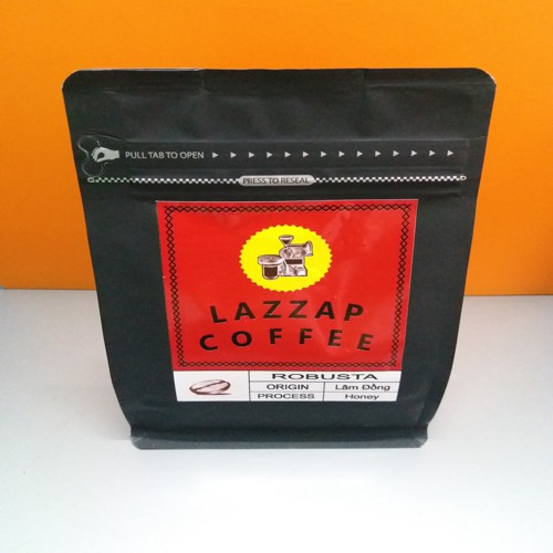 Cà Phê Rang Mộc Robusta Honey Thượng Hạng - 500gram - LazzapCoffee