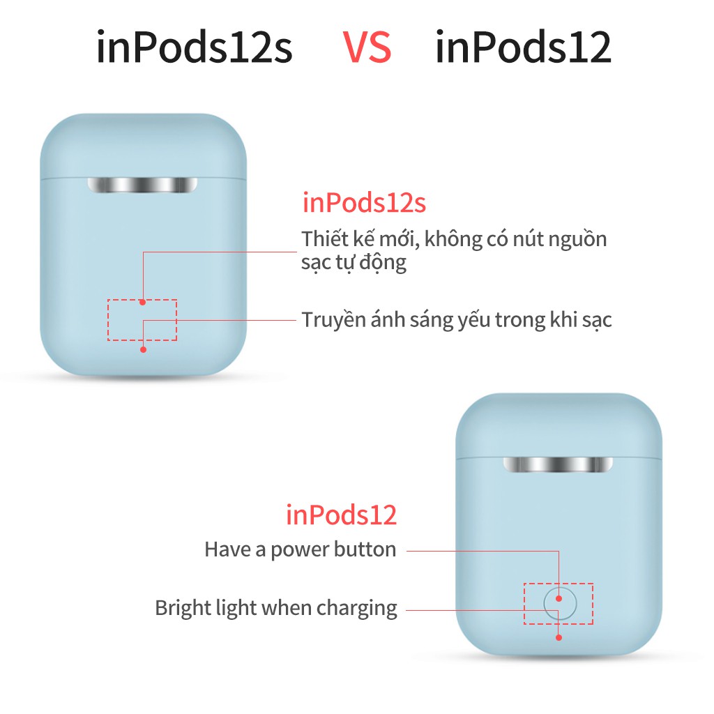 inpods 13 pro Tai nghe không dây Inpods12 12s TWS kết nối Bluetooth 5.0 Warna Macaron HIFI