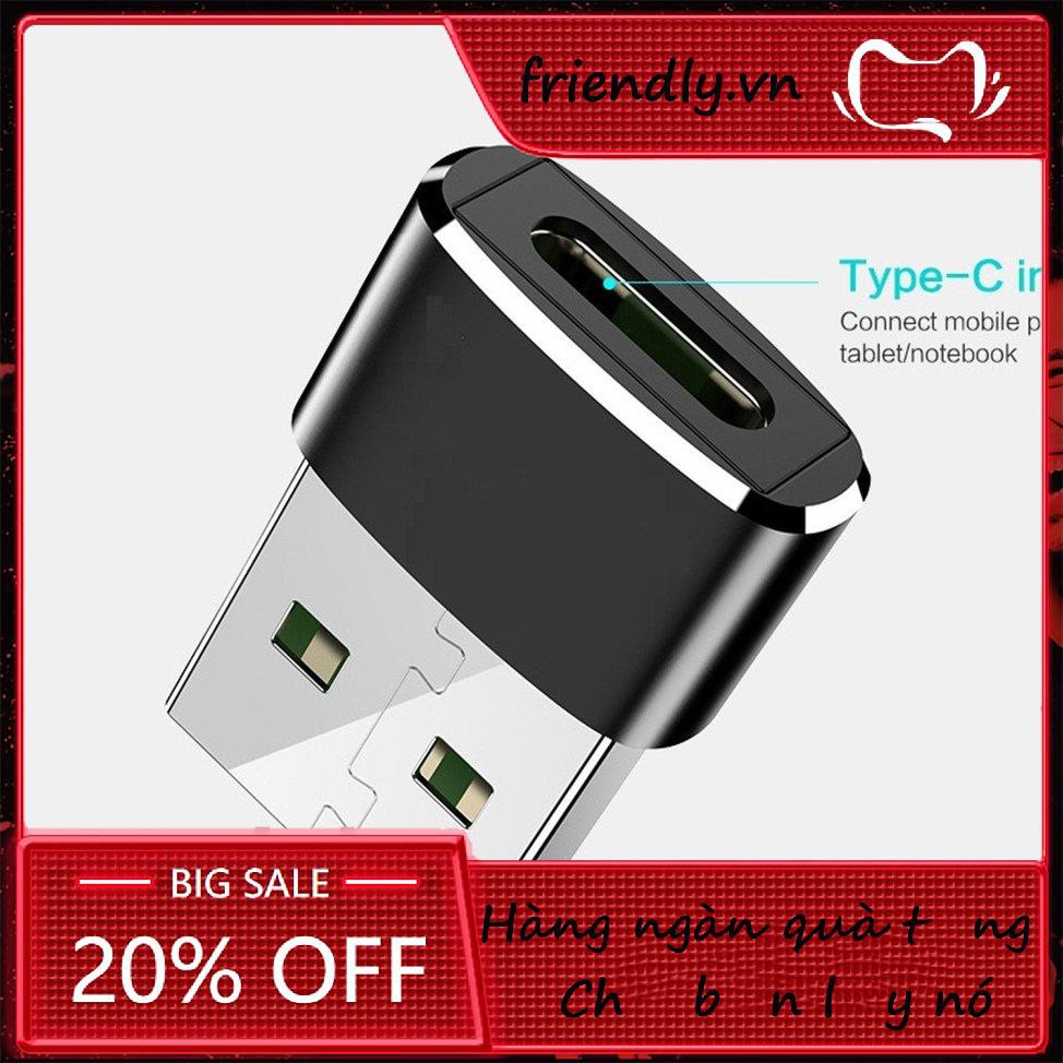 Đầu Chuyển Đổi Usb 2.0 Type C Sang Otg Usb 2.0 A | BigBuy360 - bigbuy360.vn
