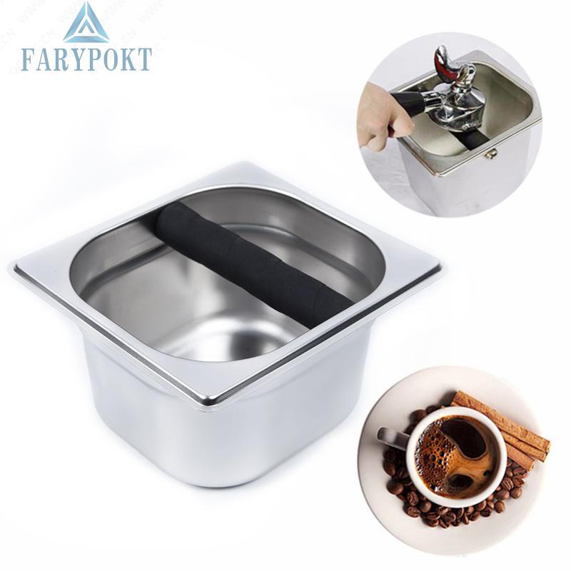 high quality Grounds Tray Anti-slip Coffee Knock Coffee Bean ABS plastic Box