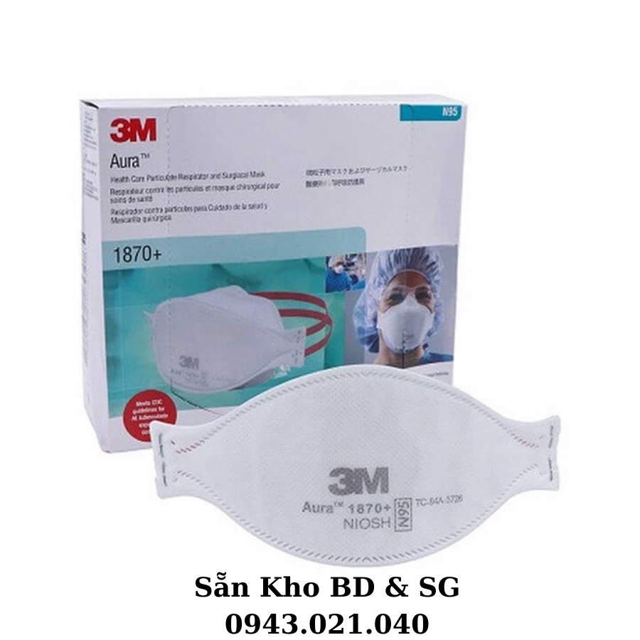 Khẩu Trang Cao Cấp 3M 1870 N95 - Hỗ Trợ Phòng Dịch Tuyệt Đối