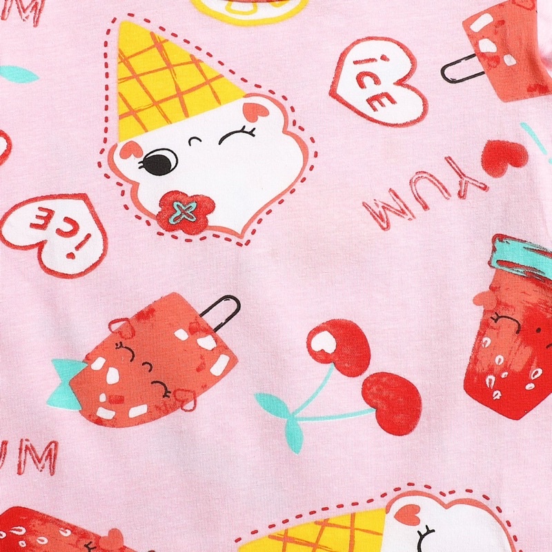 Bộ cotton in hình Litter Me mềm, mịn