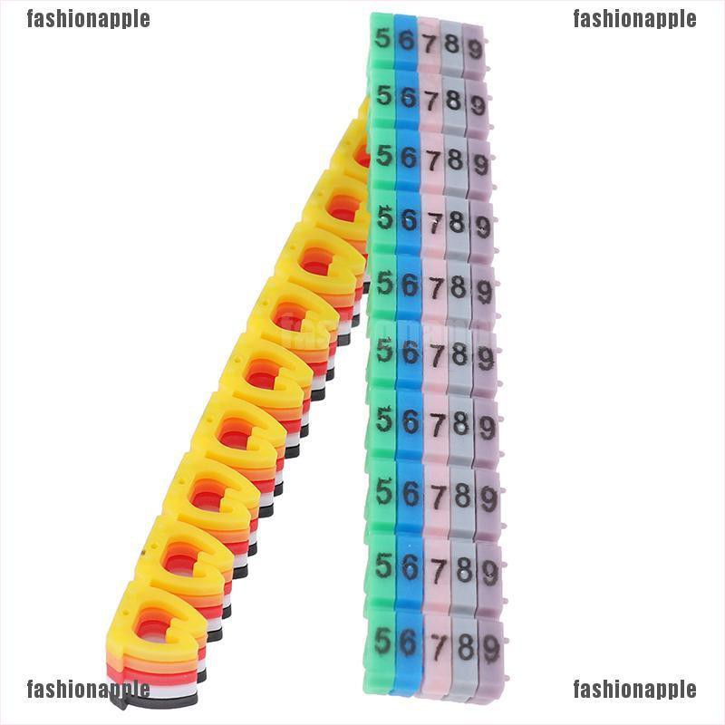 Bộ 100 Nhãn Đánh Dấu RJ45 CAT5 / CAT6 Chống Thấm Nước