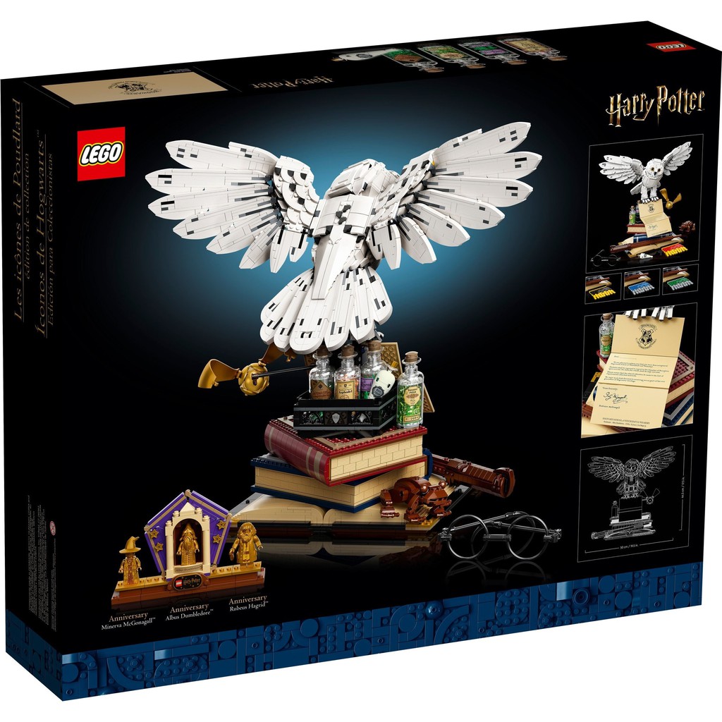 76391 Đồ chơi lắp ráp Iego Hogwarts Icons Collectors' Edition - Cú - Bộ sưu tập đồ dùng phép thuật trong Harry Potter