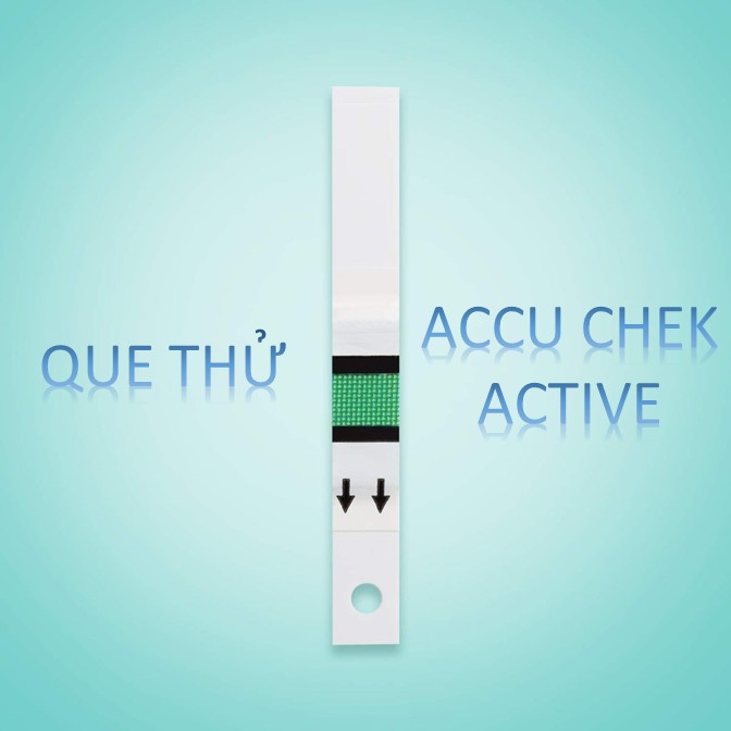 Que thử đường huyết AccuCheck Active 25/50 que