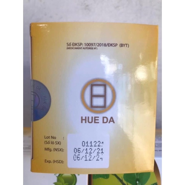 HUỆ ĐÀ GIẢI ĐỘC GAN HỘP 30 GÓI x 3G