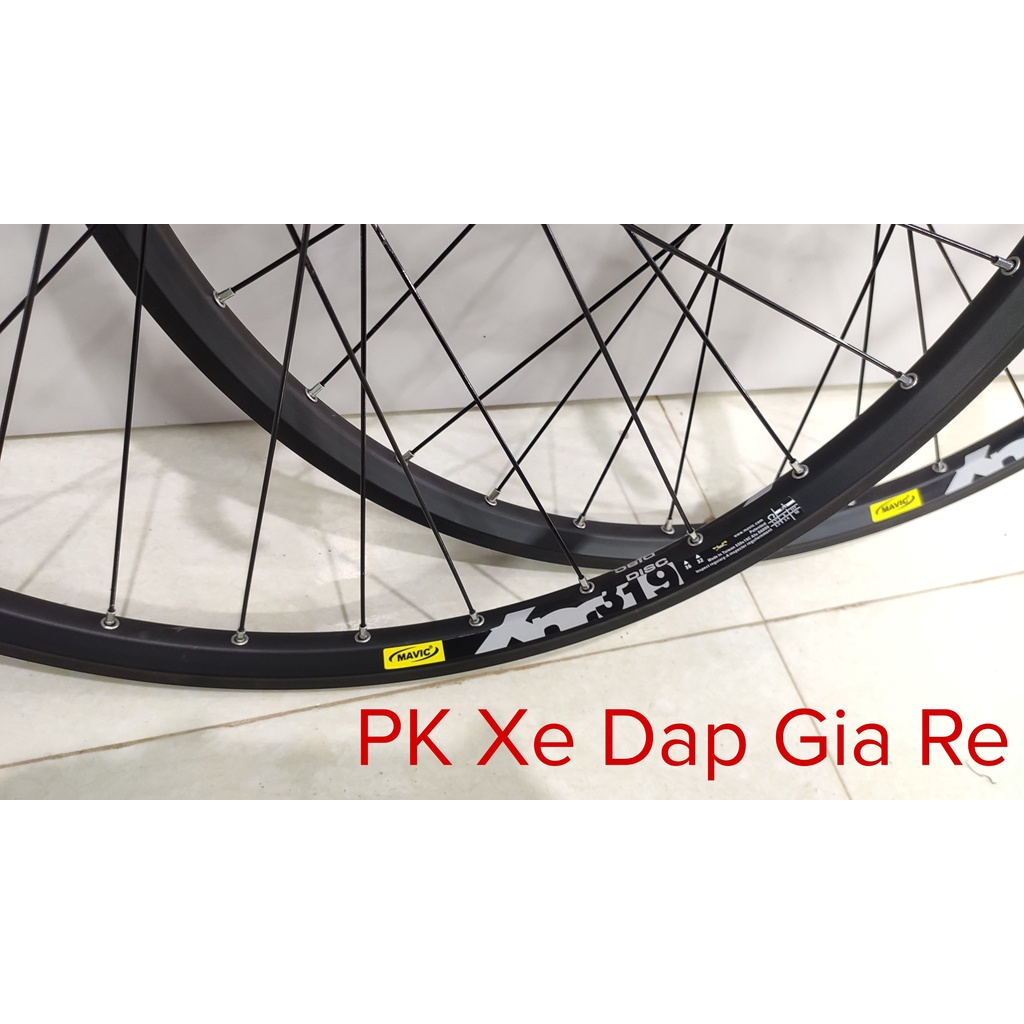 Bộ vành xe đạp thể thao MAVIC 26 - 27.5 - 29inch, 700C cao cấp, Đùm bạc đạn líp vặn, phanh đĩa