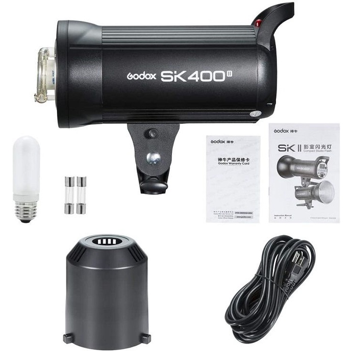 Bộ 2 đèn flash chụp ảnh Godox SK400II