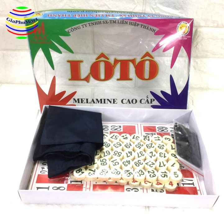 Cờ Loto Cao Cấp - Cờ Loto Giải Trí - Loto Loại Đẹp - Đồ Chơi Giải Trí - Boardgame