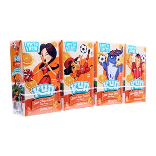 Sữa  chua uống Kun hương cam (4 hộp *110ml)