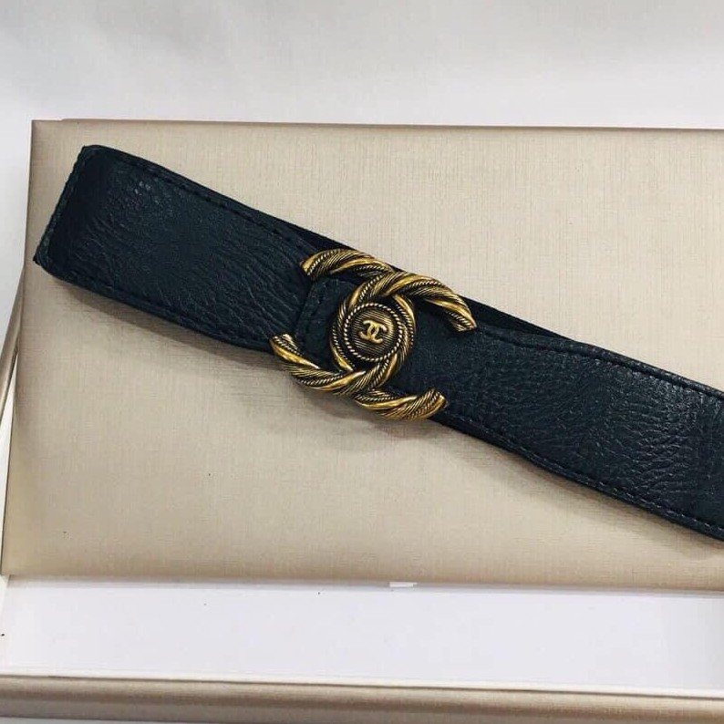 Đai váy belt X 4cm đồng K23