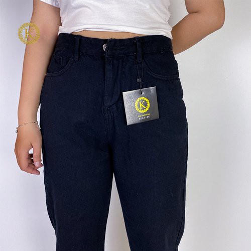 Quần jean đen bigsize kimfashion, quần ulzzang from rộng bigsize BGD75-4 60-90kg