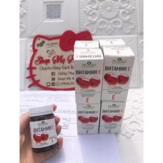 Viên uống đẹp da - Vitamin E đỏ Nga 270mg - chống lão hoá, khỏe tóc - bổ sung vitamin E, làm trắng da hatn