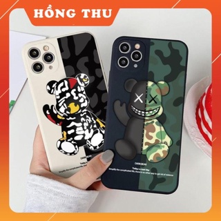 Ốp iphone kaws họa tiết cạnh vuông 6/6plus/6s/6splus/7/7plus/8/8plus/x/xr/xs/11/12/pro/max/plus/promax