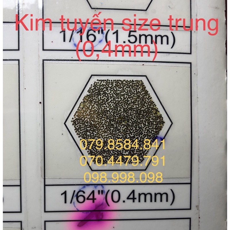 100gr Kim tuyến cừ màu