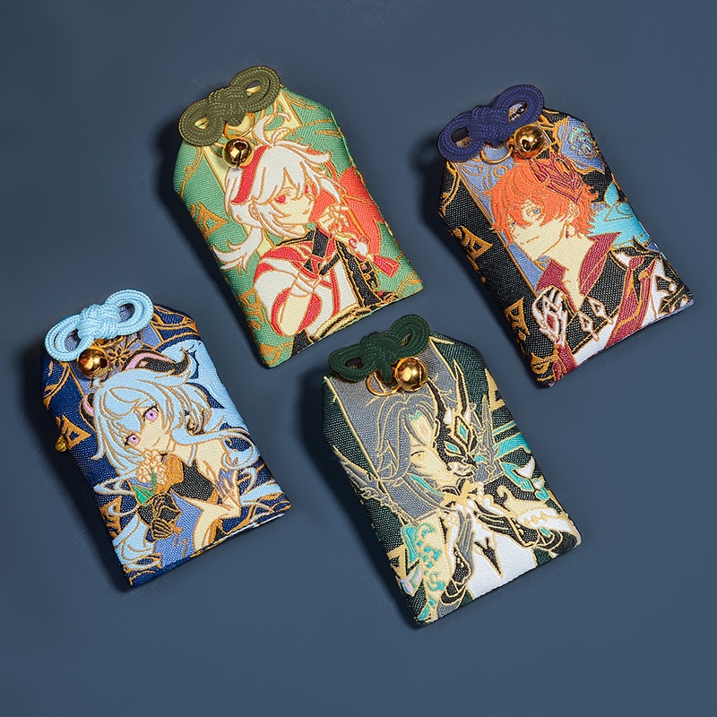 Móc Khóa Thêu Hình Nhân Vật Anime Xiao Kazuha Miko