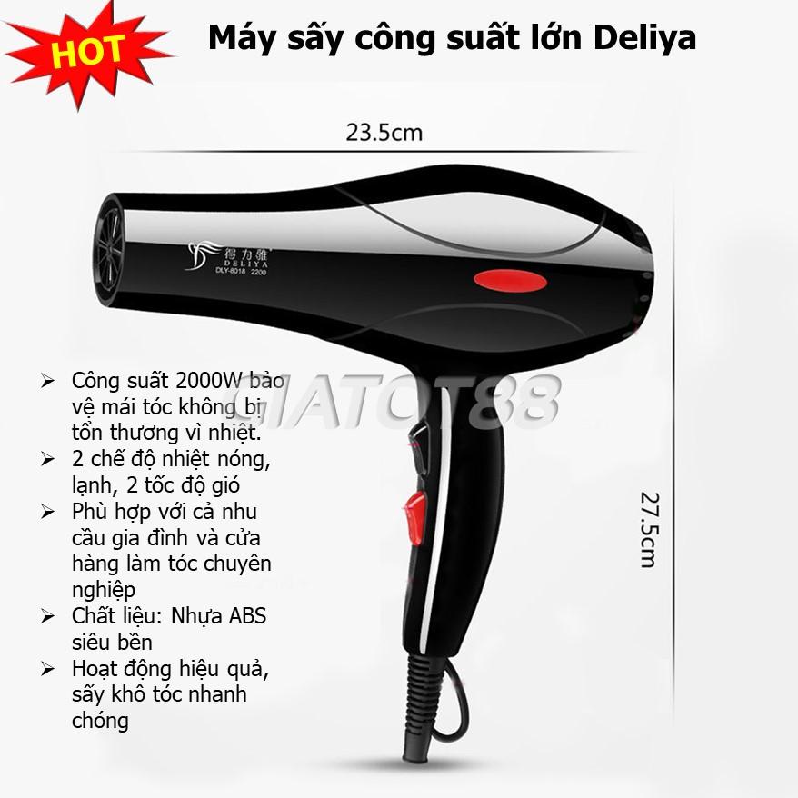 Máy sấy tóc 2 chiều nóng lạnh DELYA công suất lớn, Máy sấy tóc công suất lớn DELYA 2 chiều nóng lạnh