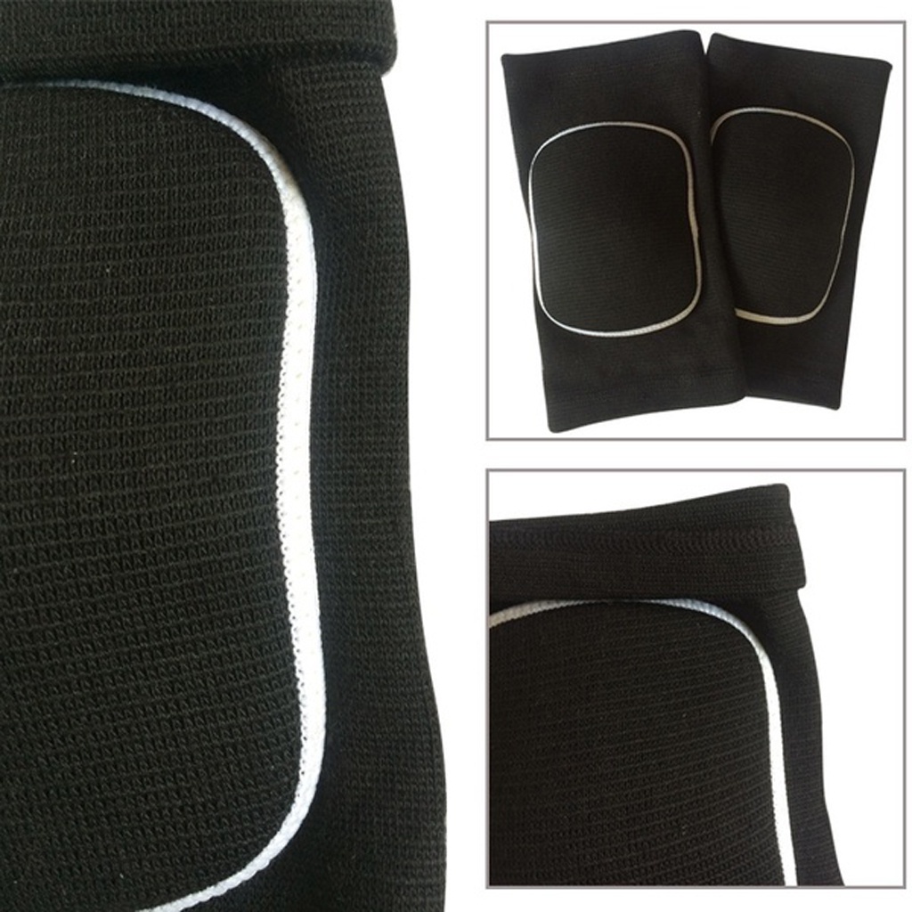 Đai bảo vệ đầu gối có đệm giữ ấm bằng nylon dùng để đi xe đạp/ chơi thể thao nhiều màu có thể dùng cho trẻ em