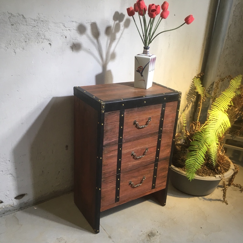 Tủ gỗ vintage TG4-09-22
