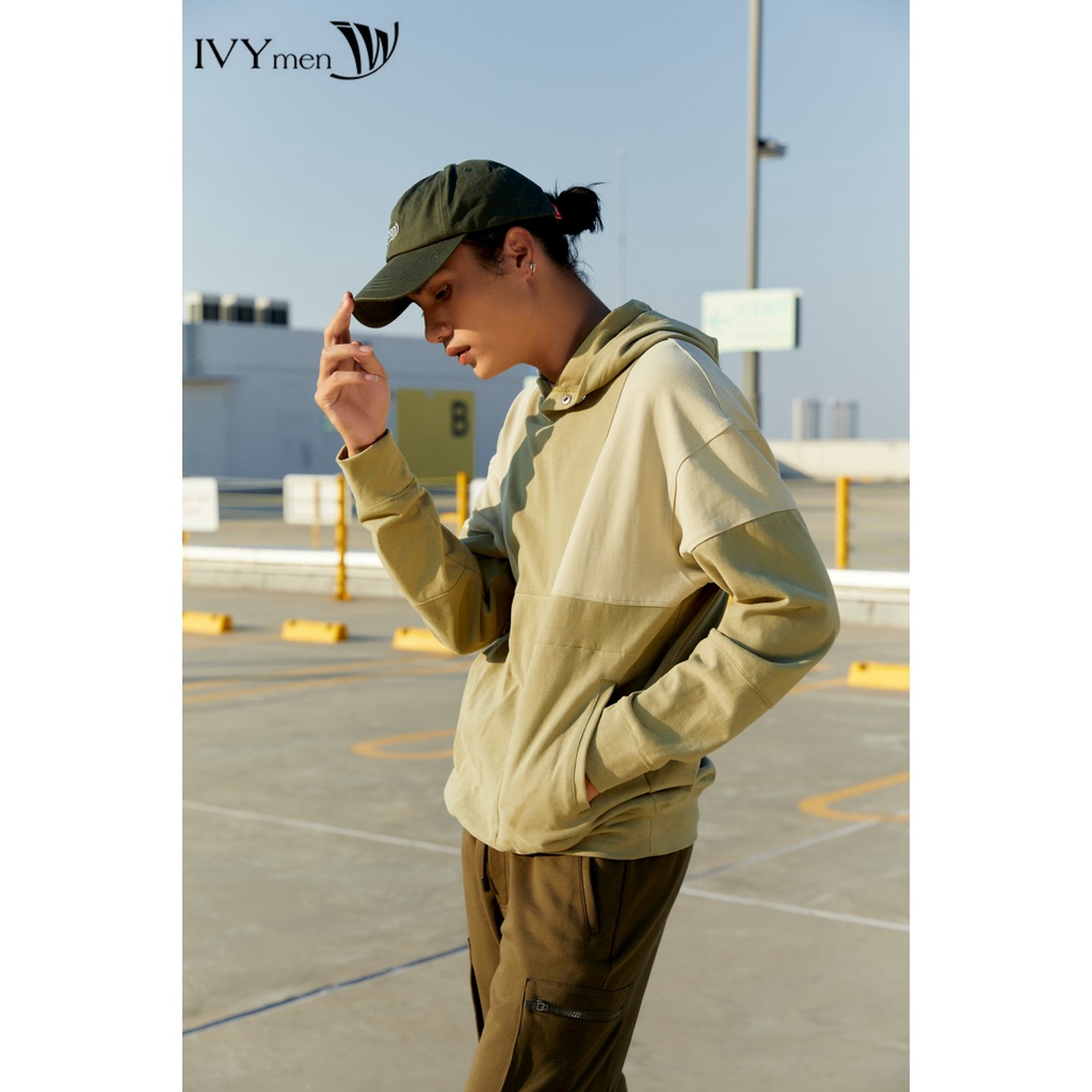 [NHẬP WABRTL5 GIẢM 10% TỐI ĐA 50K ĐH 250K ]Áo hoodie nam phối màu IVY moda MS 59E3060