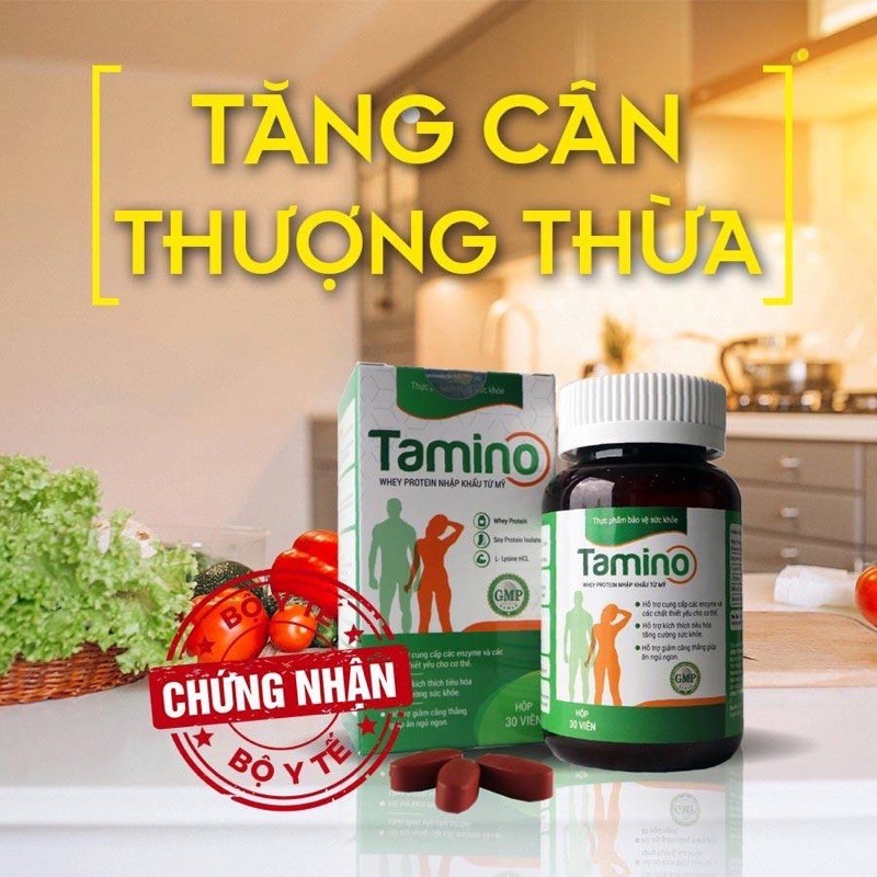 Tăng cân TAMINO - Bổ sung Whey Protein từ Mỹ