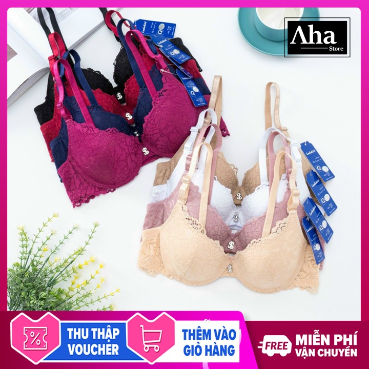 Áo ngực ren nữ Coolakiss mút vừa có gọng nhựa nâng ngực YiOn Underwear AR02