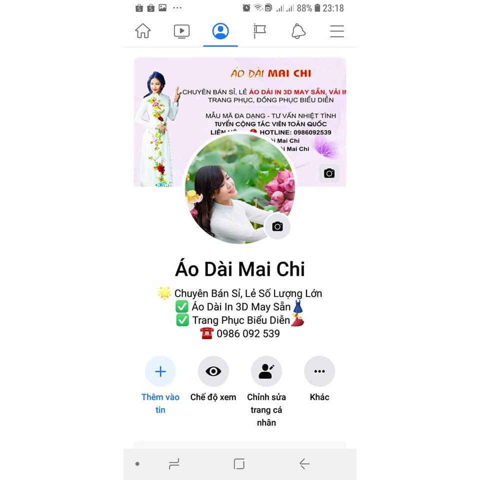 Bộ áo dài trang phục truyền thống (họa tiết cô ba)