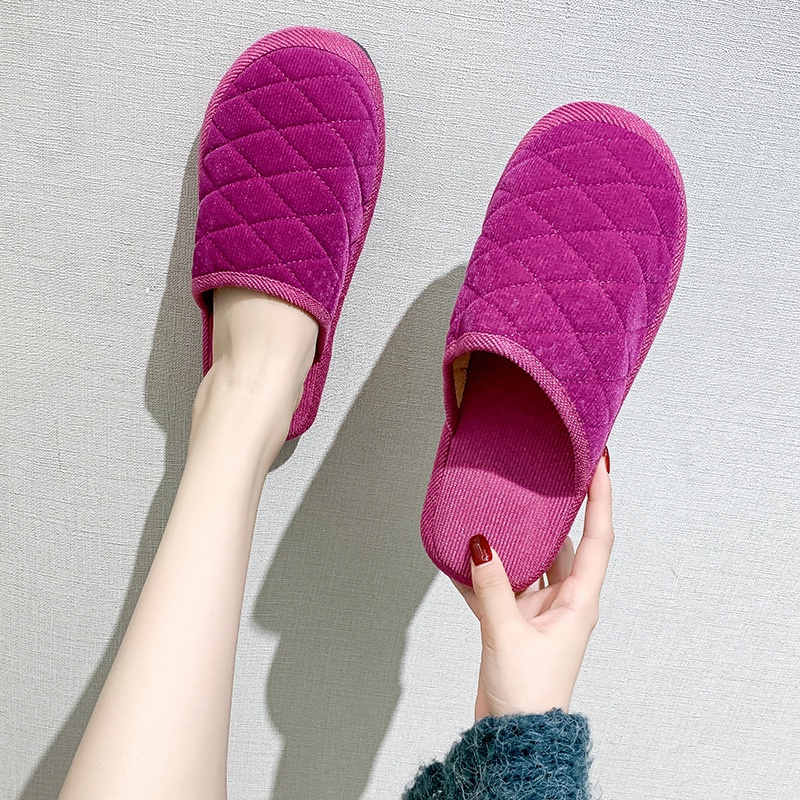 Dép Đi Trong Nhà Mùa Đông Nam Nữ Giá Rẻ Bông Nhẹ Êm Ấm Tiện Dụng