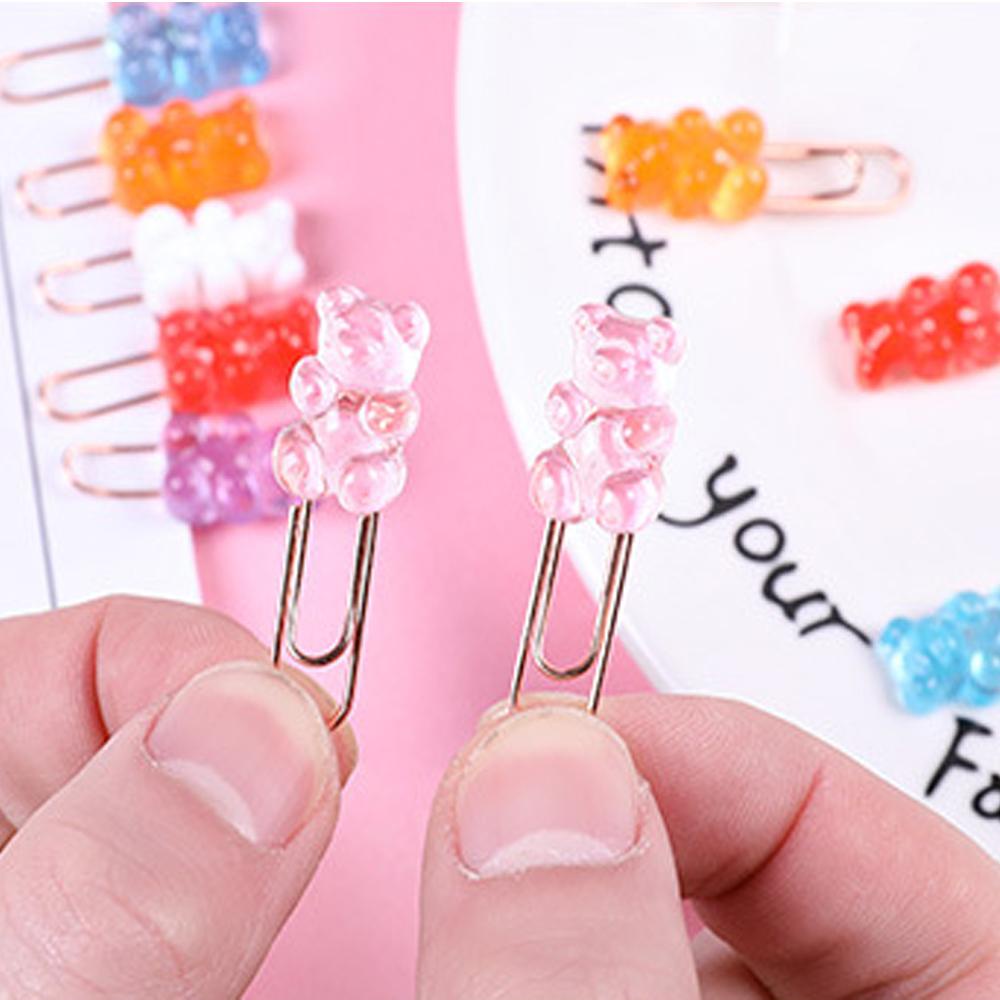 PEWANY Kẹp Giấy Đánh Dấu Trang Sách Màu Kẹo Dễ Thương