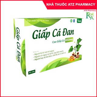 Giấp Cá Đan Hỗ trợ nhuận tràng, tăng sức bền thành mạch, giúp giảm các biểu hiện của trĩ - Atz Pharmacy