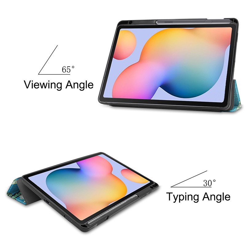 Bao da máy tính bảng họa tiết đáng yêu có ngăn đựng bút cho Samsung Galaxy Tab S6 Lite S6lite SM-P610 SM-P615 | BigBuy360 - bigbuy360.vn