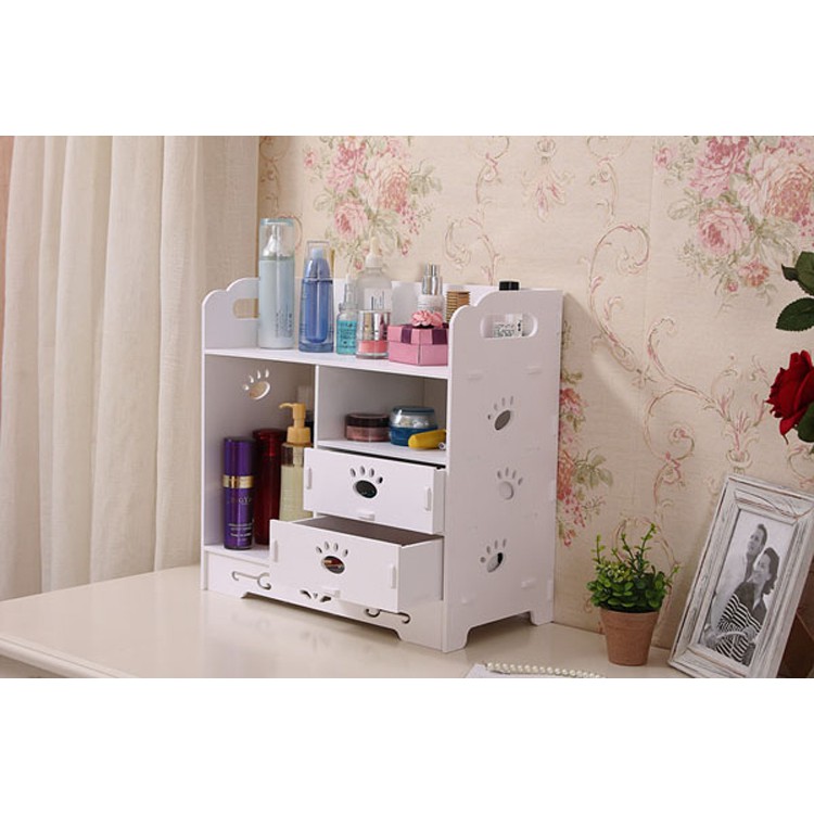 Kệ trang điểm họa tiết chân chó