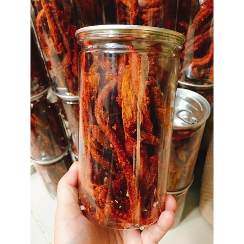 Khô Bò Que Loại Thượng Hạng , 100% Từ Bò - Lon 300Gram