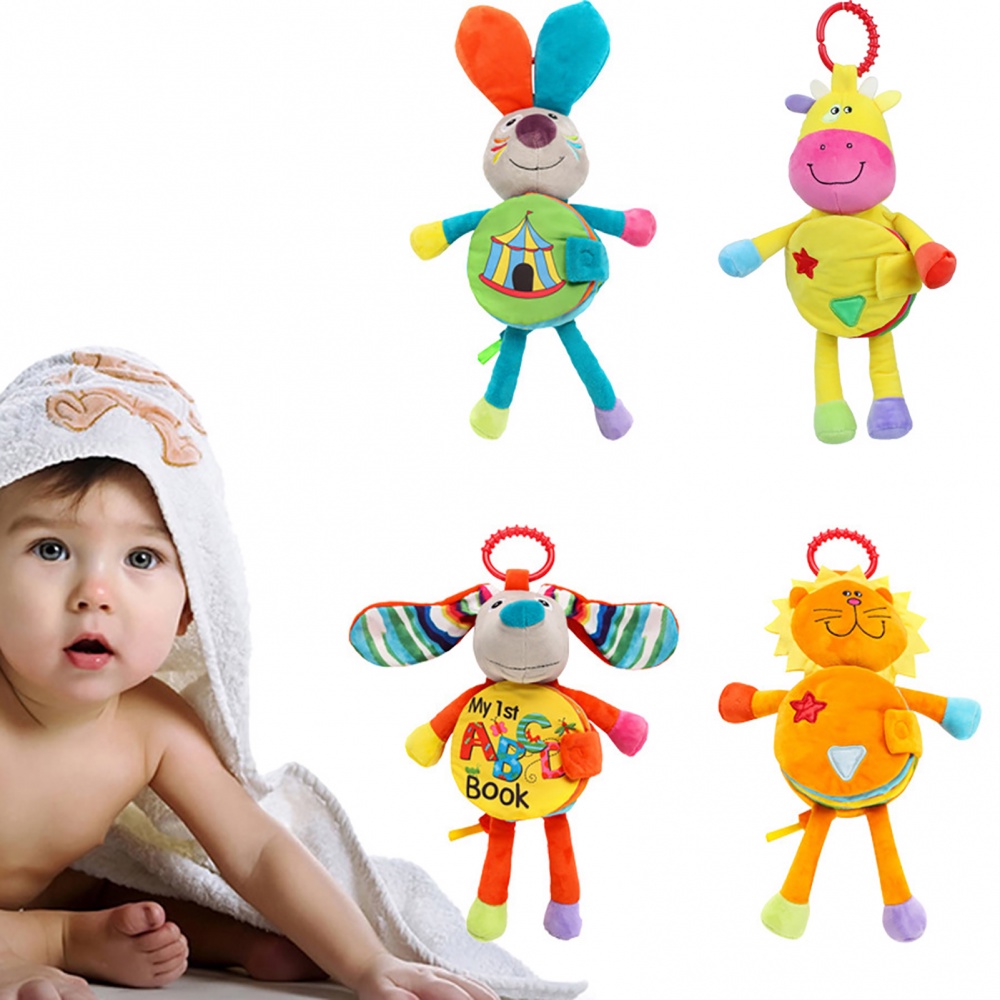 Sách Đồ Chơi Bằng Vải Mềm Mại Dành Cho Trẻ Em 0-36M